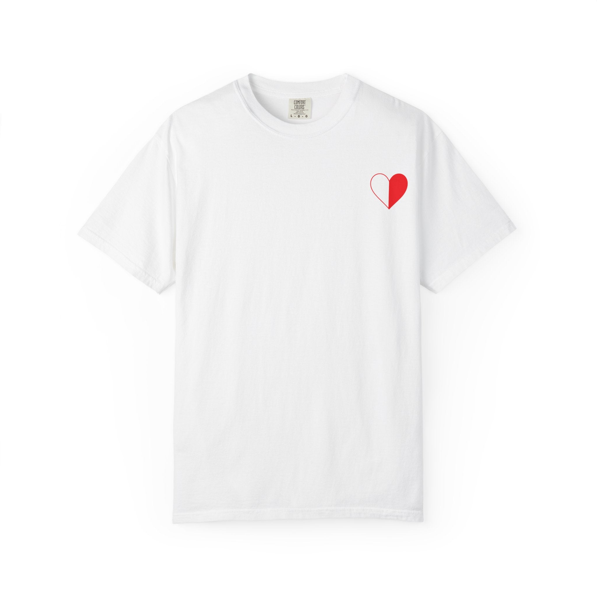 Half-Heart Pocket T-Shirt — Minimal Tee