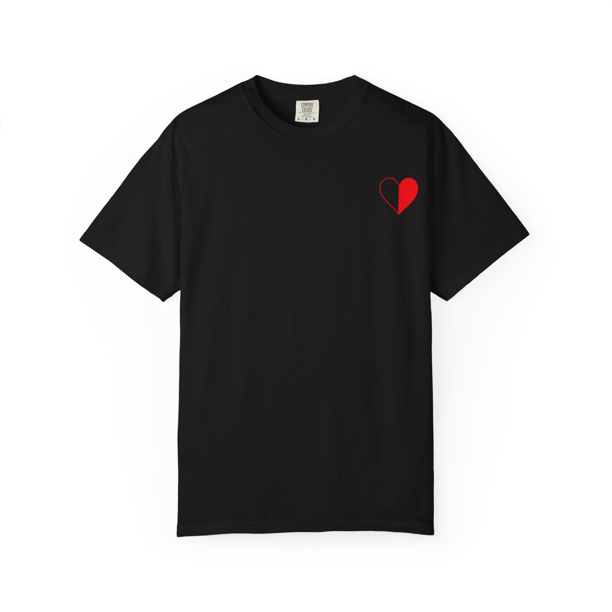 Half-Heart Pocket T-Shirt — Minimal Tee