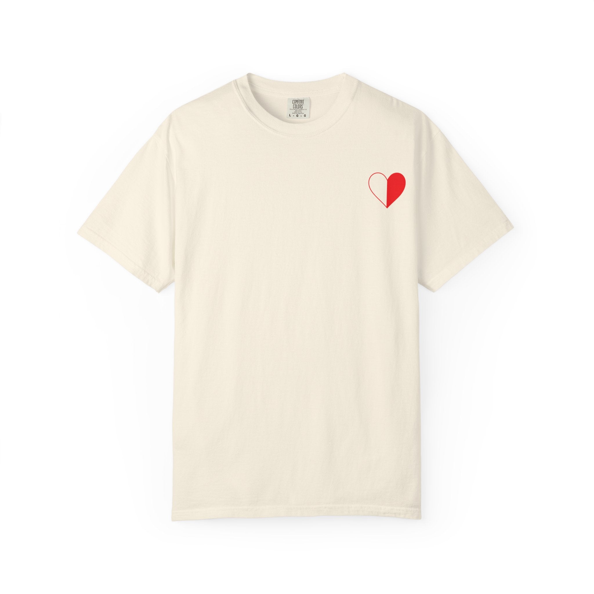 Half-Heart Pocket T-Shirt — Minimal Tee