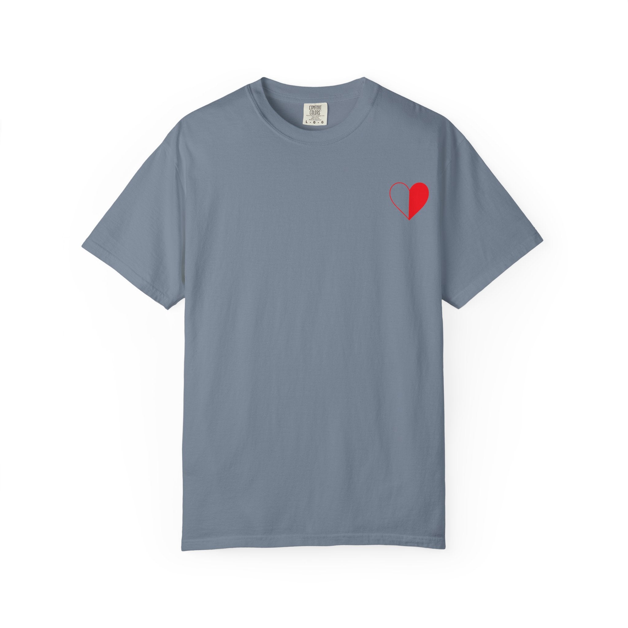 Half-Heart Pocket T-Shirt — Minimal Tee
