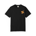 T-Shirt — Minimal Orange Petal Chest Graphic Tee