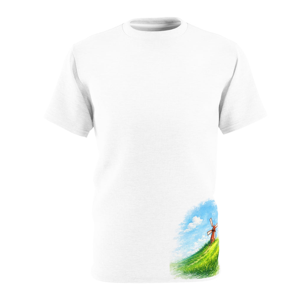 Windmill Hill Tee — Scenic Mini Landscape T-Shirt - Artist - Gayleryer