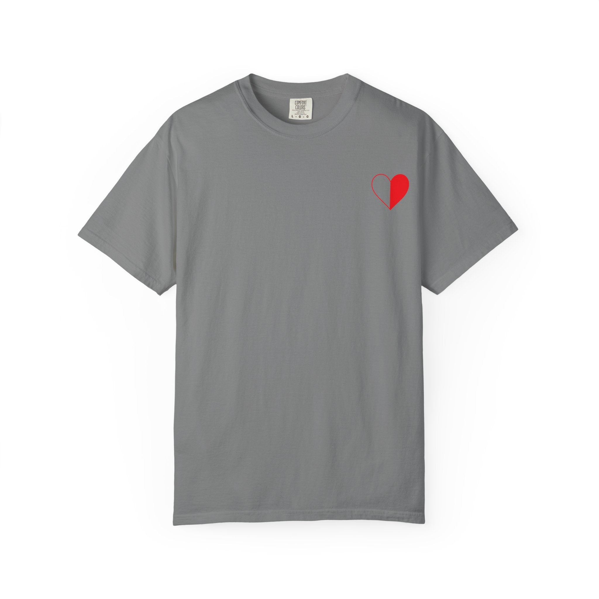 Half-Heart Pocket T-Shirt — Minimal Tee