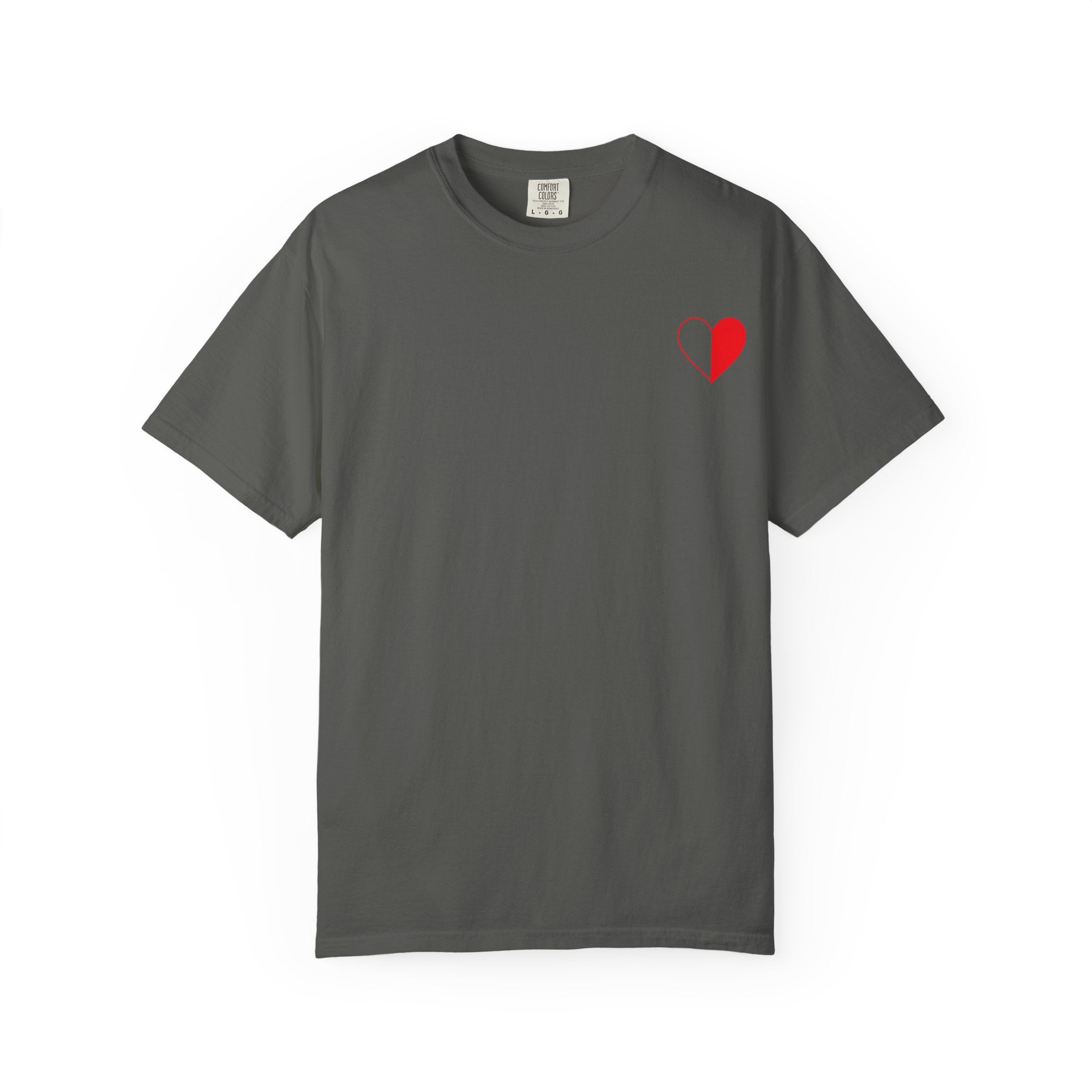 Half-Heart Pocket T-Shirt — Minimal Tee