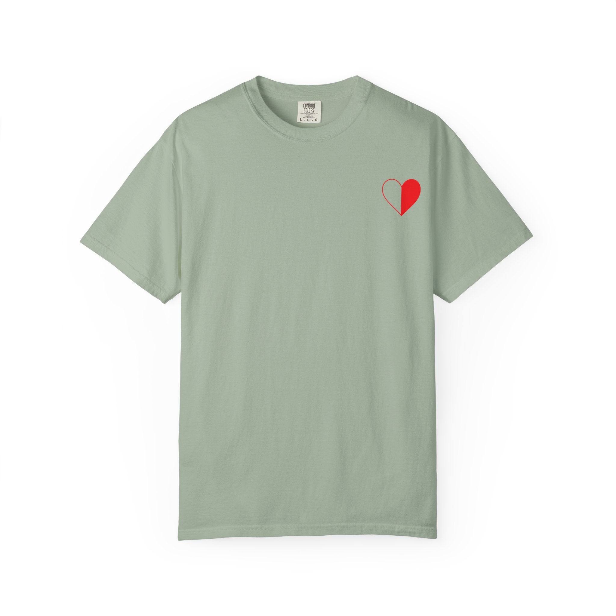 Half-Heart Pocket T-Shirt — Minimal Tee
